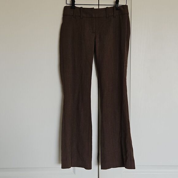 Jacob Pants - Jacob Women's Cropped Ankle Wide-Leg Pants Brown 0